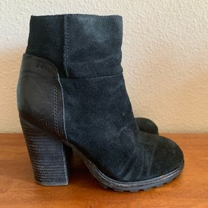 Sam Edelman Black Chunky Boots